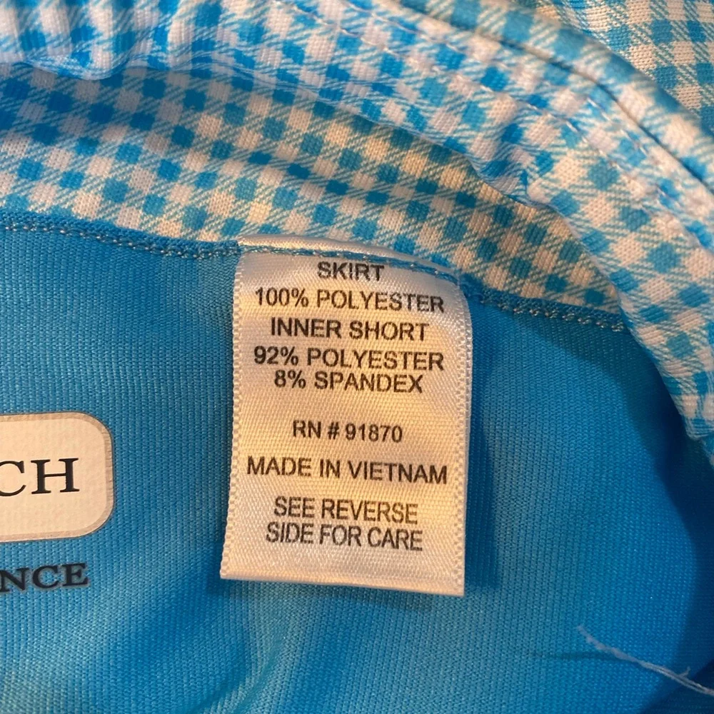 Pebble Beach Women's Sky Blue Mini Skirt - Picture 6 of 8